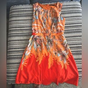 The Limited Pleated and belted dress